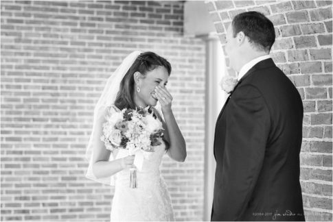 wedding first look emotional moment