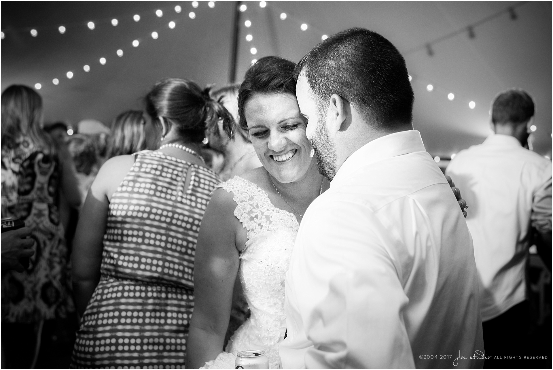 cape cod wedding photographer bride groom dancing